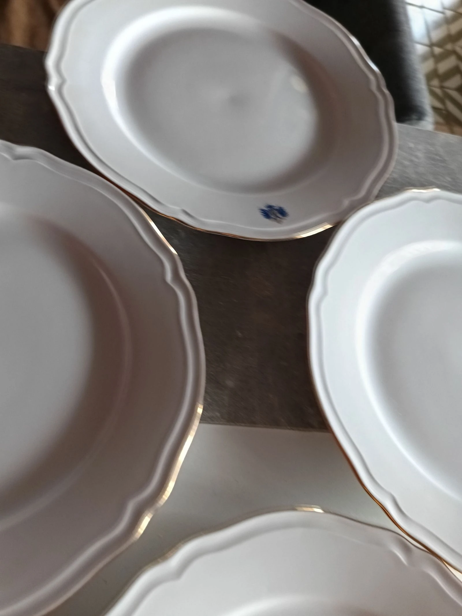 Lot of 7 fine porcelain dinner plates Royal Kent – photo 8
